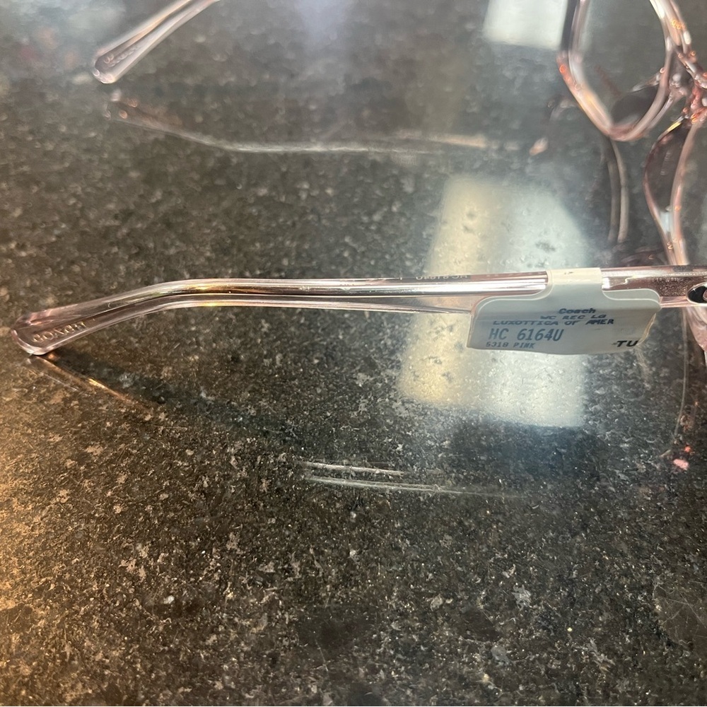 Coach Women's Pink Glasses - Picture 10 of 12